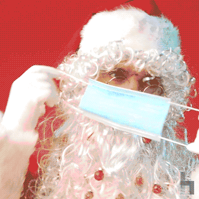 Christmas Mask GIF by bird-schulte