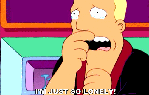 Lonely Zapp Brannigan GIF - Find & Share on GIPHY