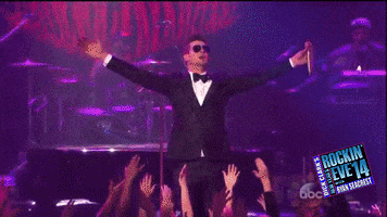 robin thicke GIF by New Year's Rockin' Eve