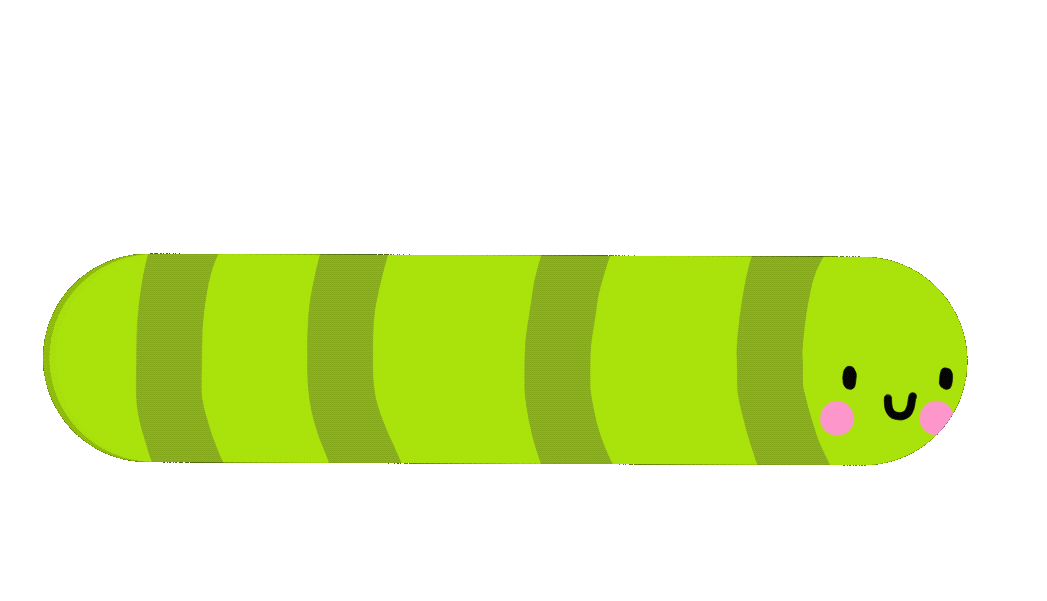 Bug Caterpillar Sticker by Elsa Isabella for iOS & Android GIPHY