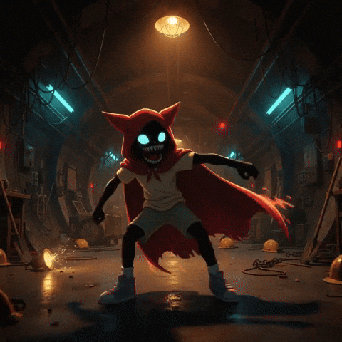 Threatening Red Hood GIF by G*BOY