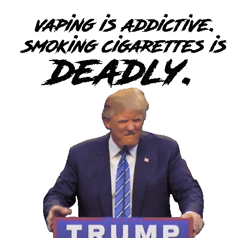 Trump Smoking Sticker by RuthlessVapor