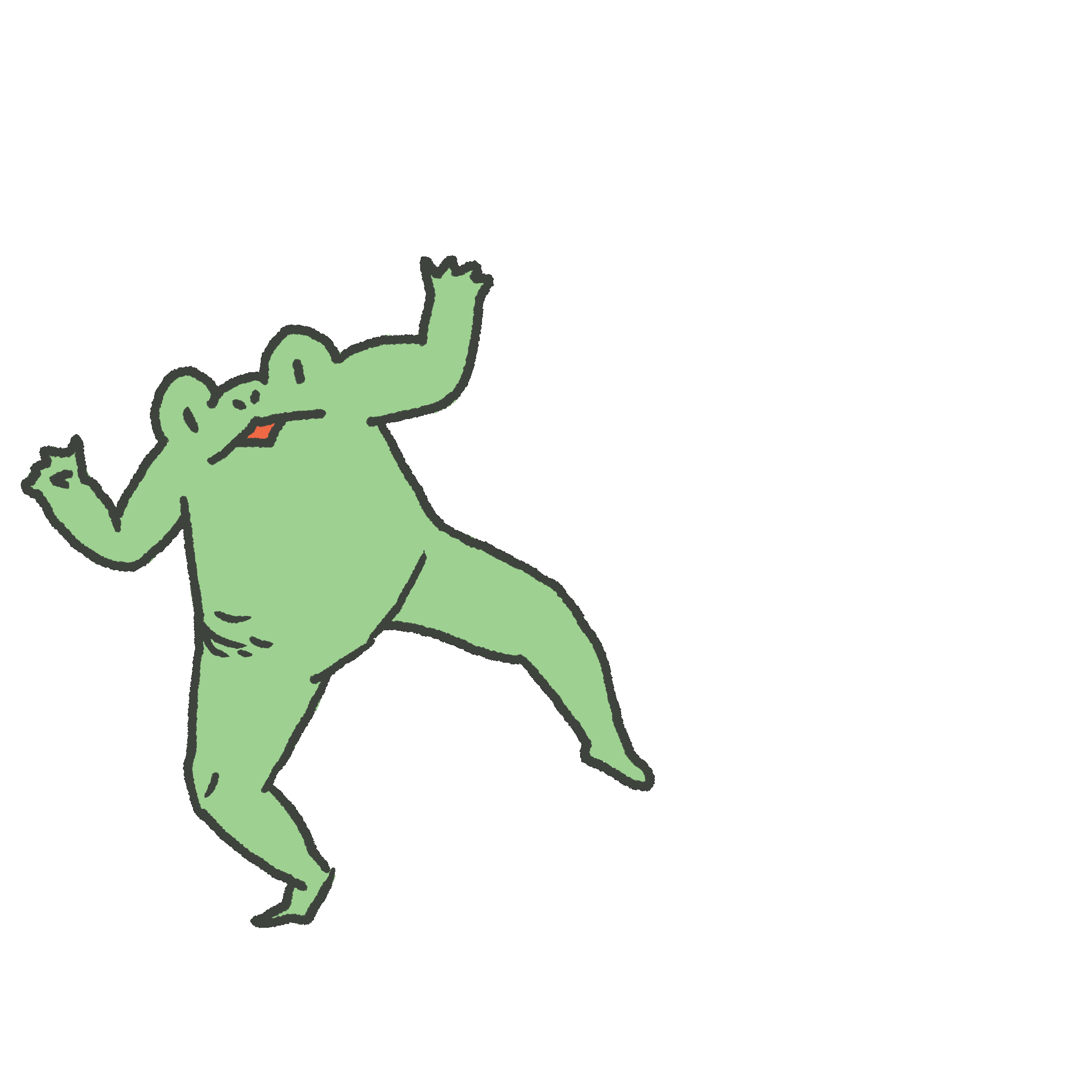 Cartoon For Kids Printable Five Friends Frog Dancing - vrogue.co