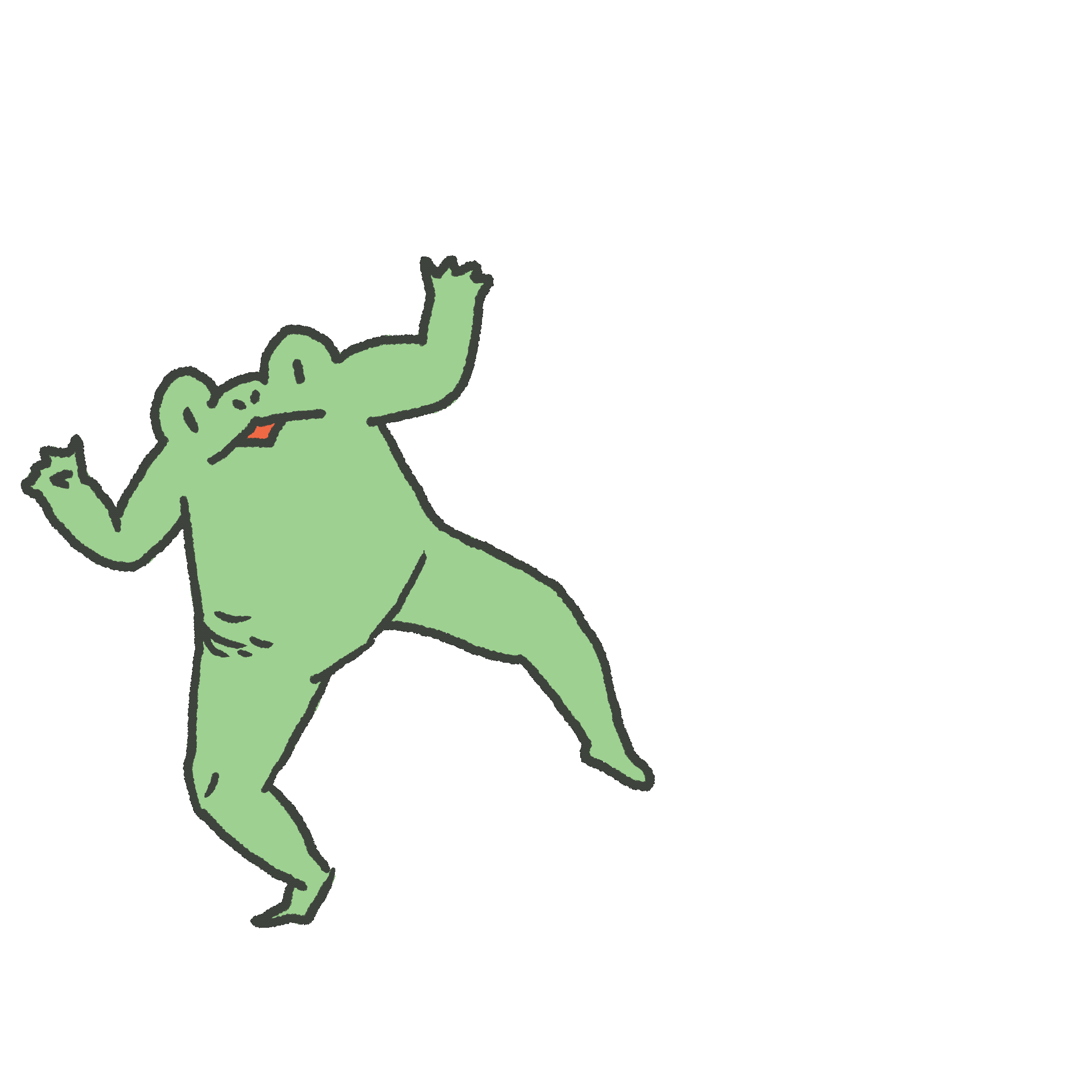 Dance Frog Sticker by Nou for iOS & Android GIPHY