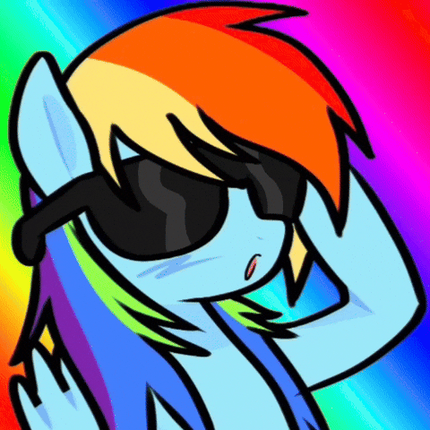 Rainbow Sunglasses GIF