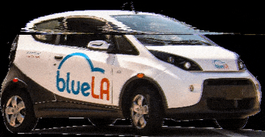 Los Angeles Electriccars GIF by BlueLA Car Sharing