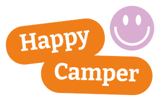 Happy Camper Sticker by Obelink | Alles voor kampeergeluk