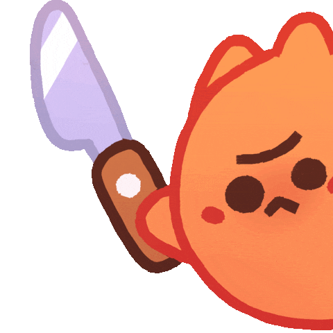 Angry Cat Sticker