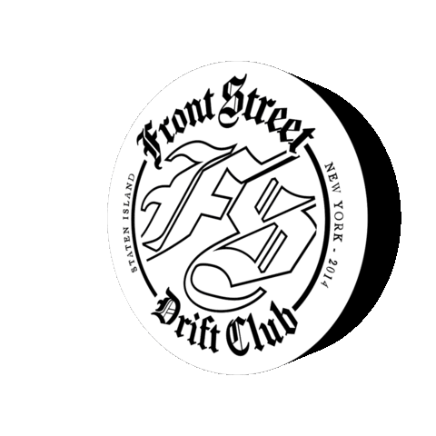 Front Street Drift Club Sticker