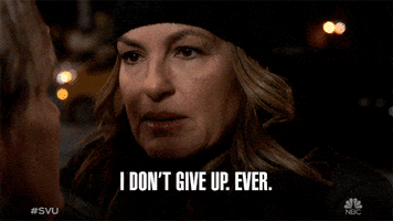 I Dont Give Up GIF by SVU
