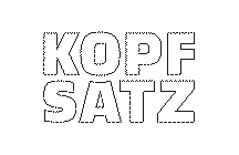 Sticker by KOPFSATZ