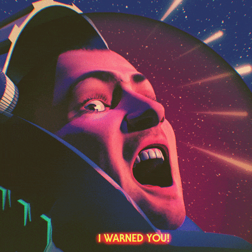 Warning Science Fiction GIF by Abel M'Vada