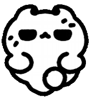 Cat Run Sticker by MYAOWL