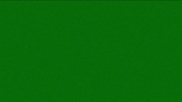 Text gif. White block text flashes against a grass-green background and reads, "Ha." In the center of the two letters is a laughing green mouth, opening and closing.