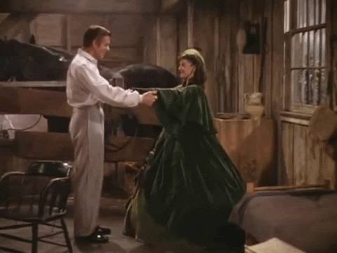 Screen Chic screenchic costumedesign gonewiththewind scarlettohara GIF