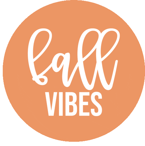 Fall October Sticker