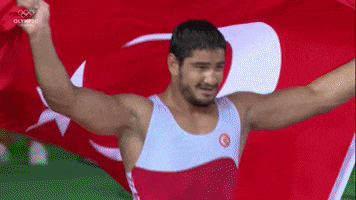 Wrestling Turkey GIF by Olympics