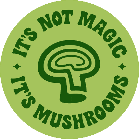 Magic Mushrooms Mc Sticker by The Mushroom Council