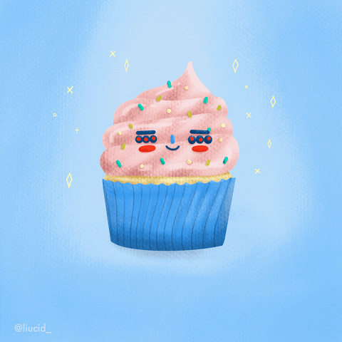 Sugar Rush Cupcake GIF
