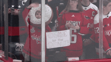 Hockey Reaction GIF by Capitals