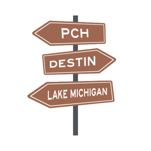 Travelling Lake Michigan Sticker by Ryan Hurd