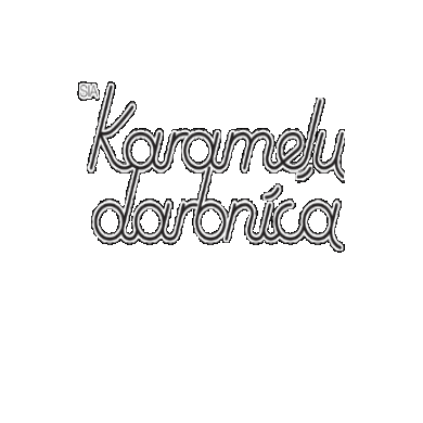karamelu darbnica Sticker