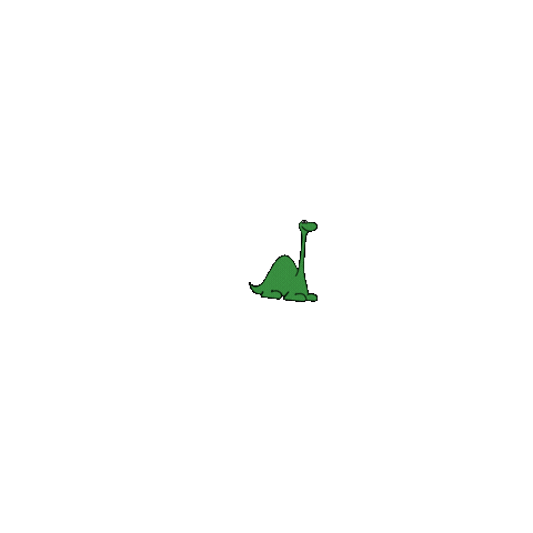 Brontosaurus Praha Sticker