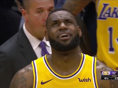 Look Up Lebron James GIF by ESPN