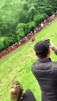 Brave Runners Barrel Down Hill
