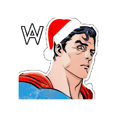 Super Man Asombrado Sticker