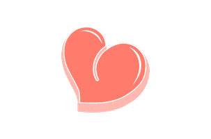 Heart Peach Sticker by bootyfreedom