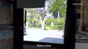 Peek A Boo GIF by Skoda India