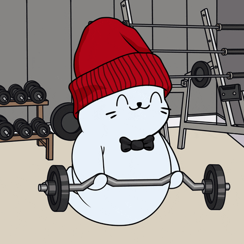 Happy Work Out GIF by Sappy Seals Community