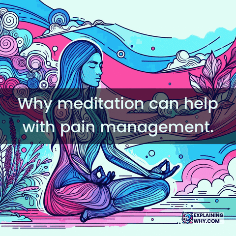 Meditation Pain Management GIF by ExplainingWhy.com