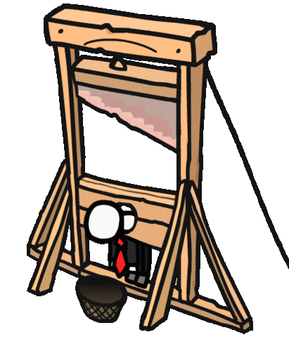 Execute Capital Punishment Sticker by Miyrumiyru