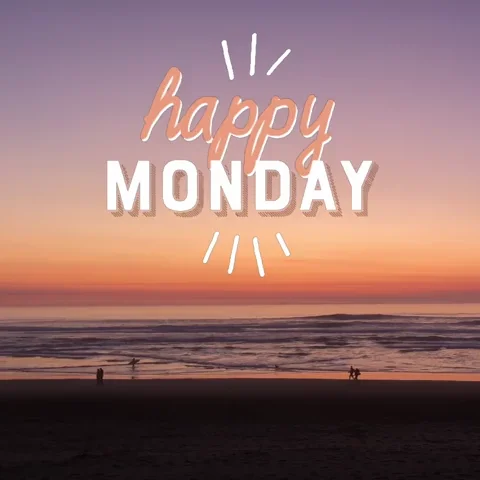 Happy Mondays Beach GIF
