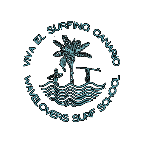 Wavelovers Surf School Sticker