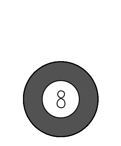 8 Ball Magic Sticker by Emily Redfearn