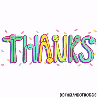 thanks thank you GIF by BuzzFeed Animation