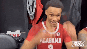 Crimson Tide Wow GIF by NCAA March Madness
