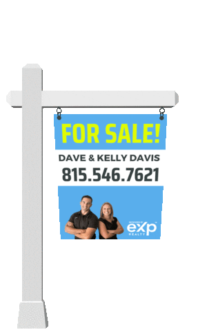 EXP Realtors Dave and Kelly Davis Sticker