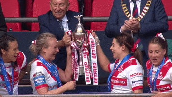 Womens Rugby Celebration GIF by St.Helens R.F.C