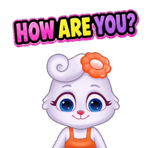 How Are You Hello Sticker by Lucas and Friends by RV AppStudios