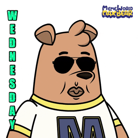 Wednesday Hump Day GIF by Meme World of Max Bear