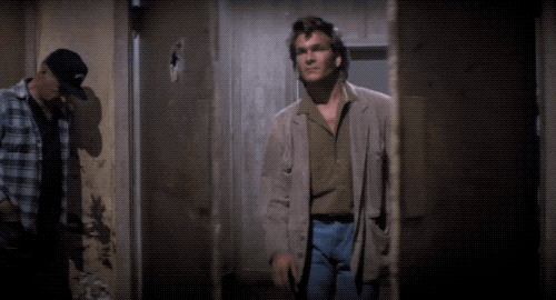 Patrick Swayze Coolidge After Midnite GIF by Coolidge Corner Theatre - Find & Share on GIPHY