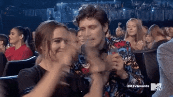 Haley Lu Richardson Clapping GIF by MTV Movie & TV Awards