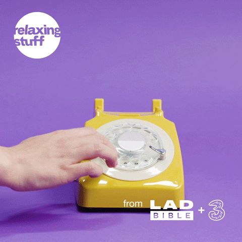 Calling Phone Call GIF by Relaxing Stuff