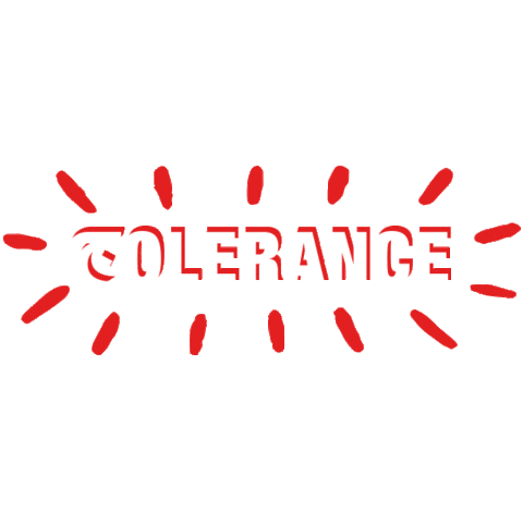 Tolerance Sticker by robertkupisz