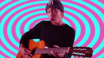 Right On Guitar GIF by iLOVEFRiDAY
