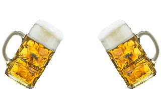 Beer Drinking Sticker by schwarzbraeu
